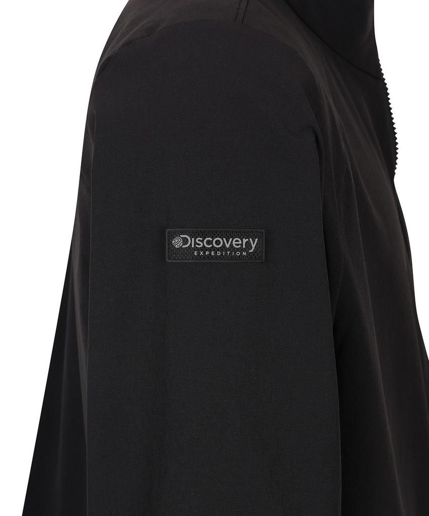 Discovery Expedition Men'S Outdoor Woven High-Neck Training Jacket (Black)