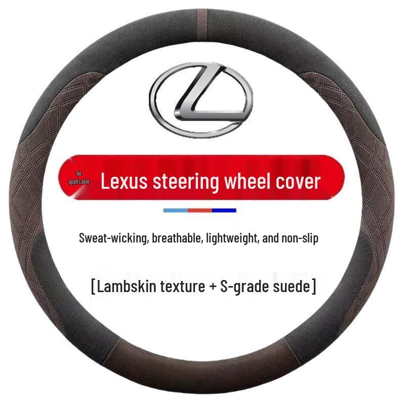 Lexus Steering Wheel Cover: ES/ES300/RX300h/NX200 LX All-Season Grip