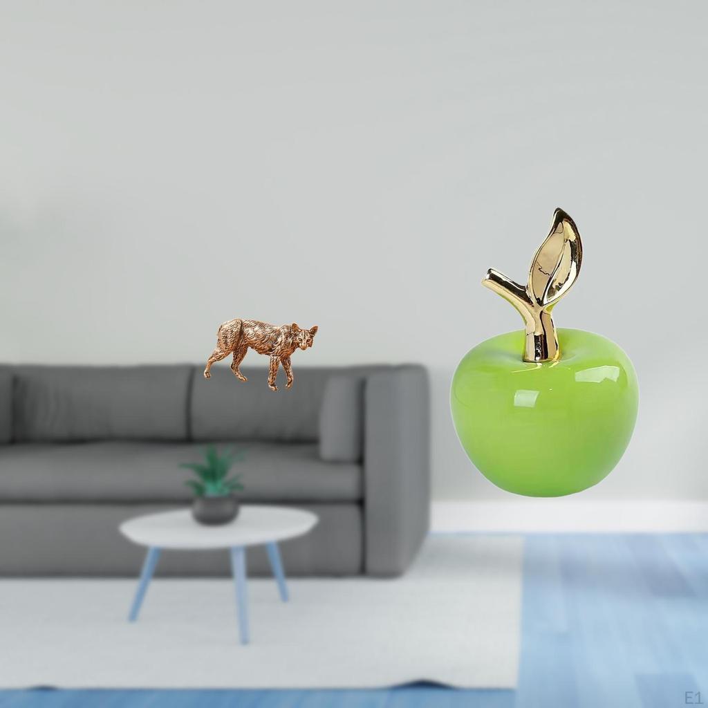 Brass Animal Figurine And Ceramic Sculpture Creative Collectable Antique Ornament for Cafe Shelf