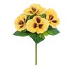 Realistic Silk Pansy Orchid Bouquet for Bridal Shower Decor Office Space Styling and Professional Photography Props