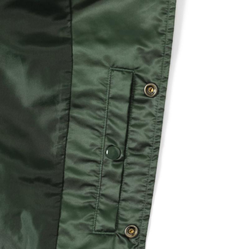 ThIs Is Never That Satin Jacket Olive