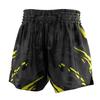 Extreme Hobby Black Panther Muay Thai Shorts Black and Yellow L