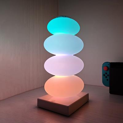 Bedroom Bedside Table Decorative Light DIY Color Changing Table Lamp RGB 16 Color LED Light Touch Switch Multi Step Light