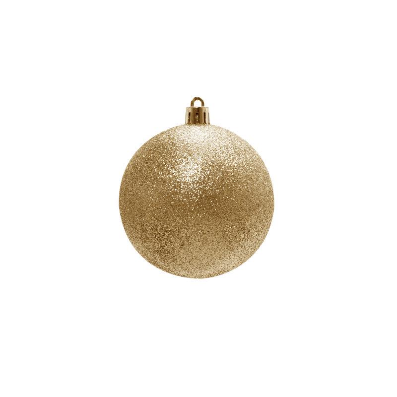 Festive 6CM Gold & 8CM Silver Christmas Balls - Shiny & Matte Hanging Tree Ornaments