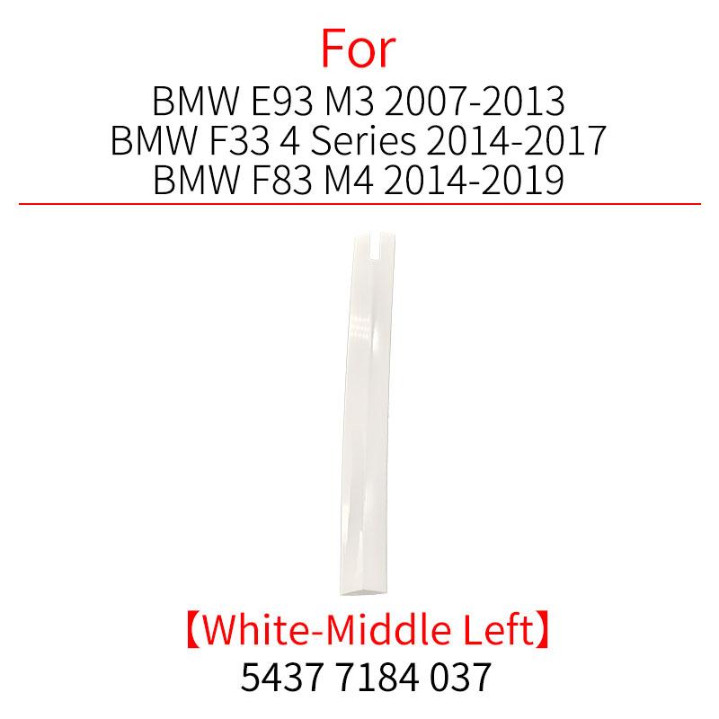For BMW E93 F33 F83 Car Left / Right Hinge Covers Roof Convertible Trim strip Accessory For BMW M3 M4 4 Series 420 425 430