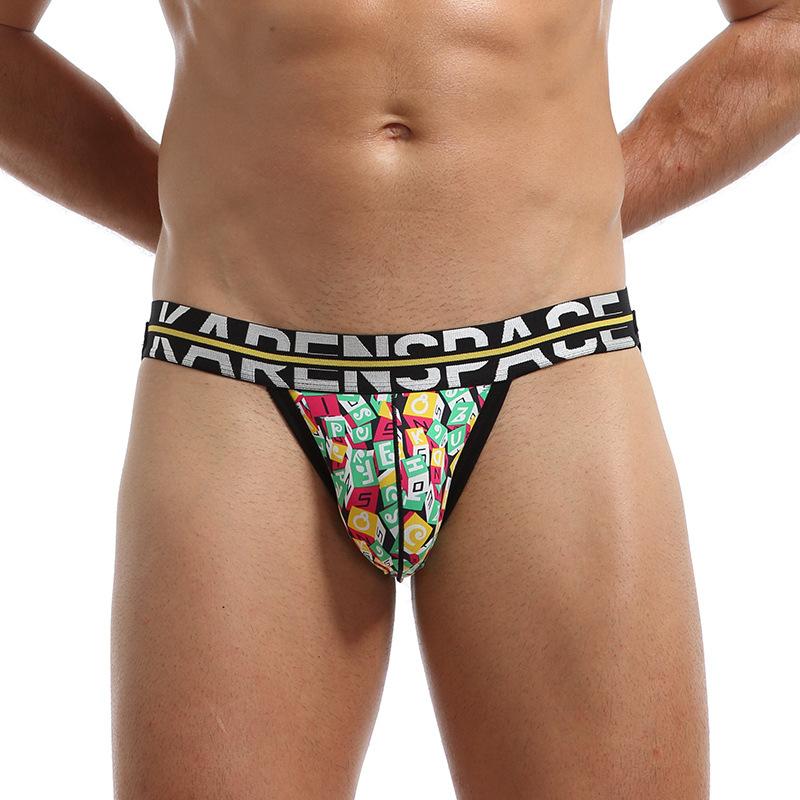 Sexy spodní prádlo Pánské Jockstrap Gay Transparent String Homme Slip Erotic Homens Pánská tanga a G struny