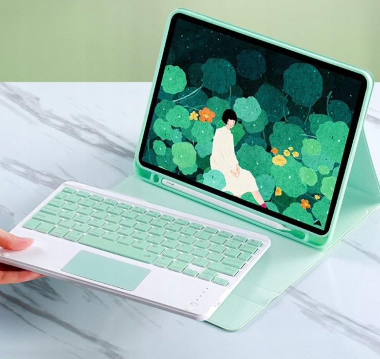 Keyboard touchpad case for apple ipad 10.2 7/8/9 gen