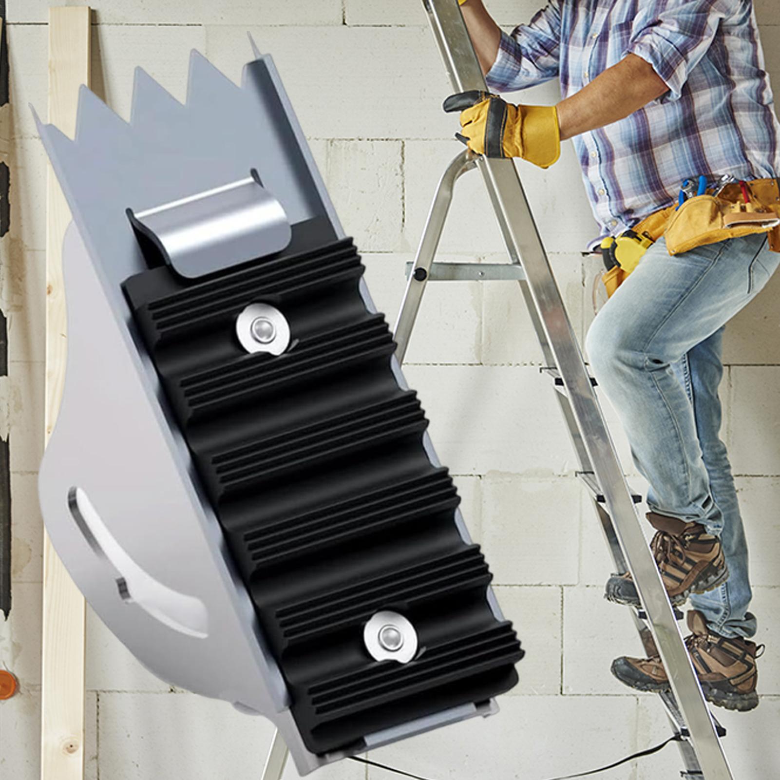 Ladder Feet Aluminum Anti-Skid Repair Tool Extension Ladder Replacement For Attic Roof Stairs Workbench Drill Picking Work Home nero
