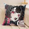 Ellen Joe Zenless Zone Zero Cushion Cover Silky Short Plush Invisible Zipper Dustproof Sofa Pillow Case for Home Decor