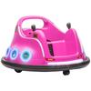 Angry Bird Licensed Waltzer Car, 12V Kids Bumper Car W/ Joysticks, Remote, Music LED Lights, Pink