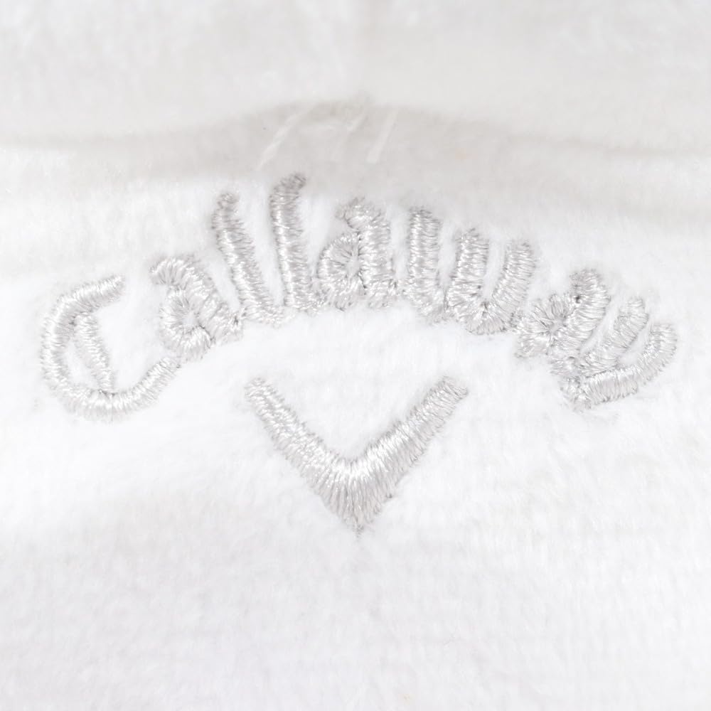 Callaway AM BEAR UT WHT SS 23 Headcover (for UT Clubs, with Club Number Tag and Interchangeable Club Numbers (3, 4, 5, 6, 7)) White, Women's