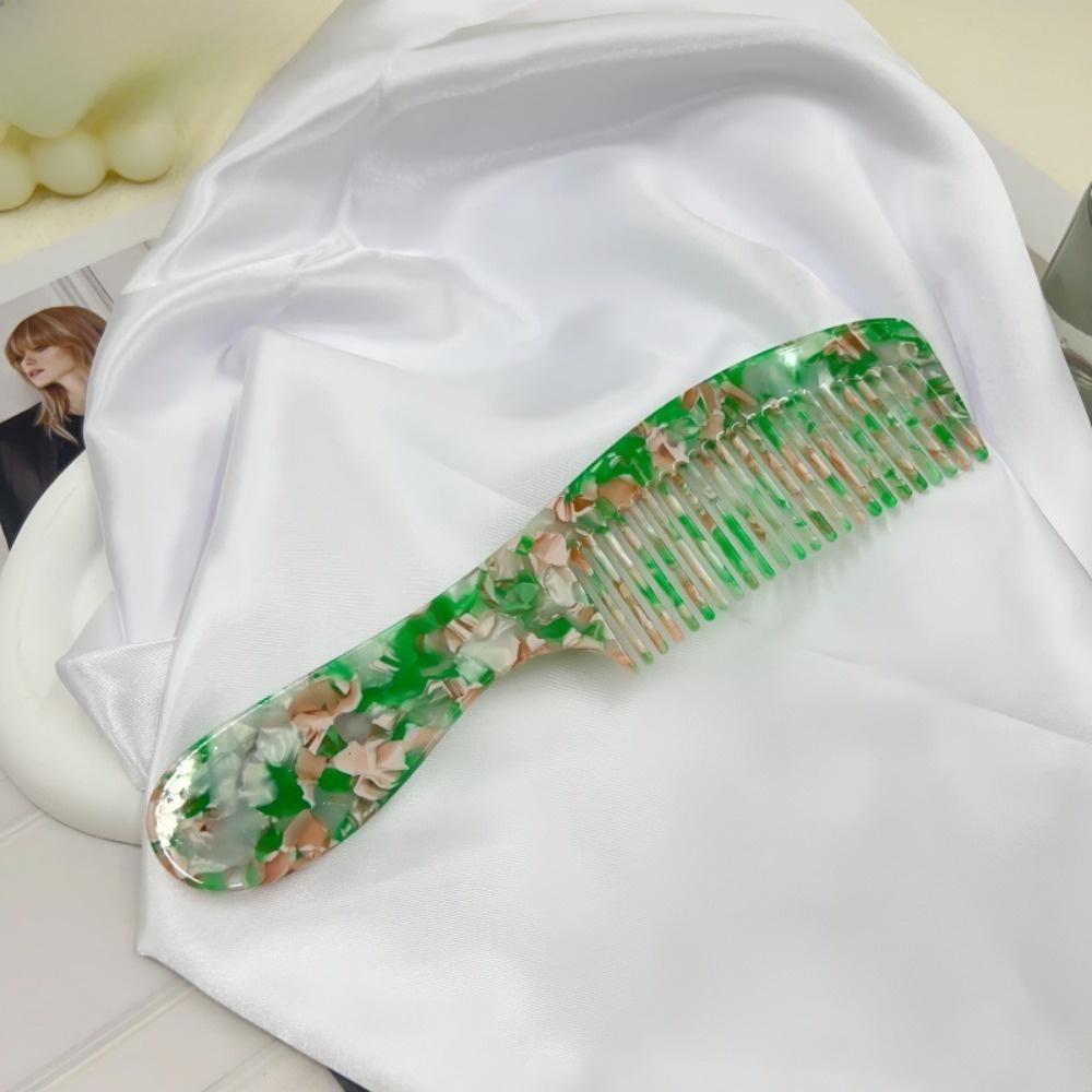 Leopard Print Acetate Comb Hair Styling Tool Hairdressing Combs Hair Care Makeup Comb  Dormitory