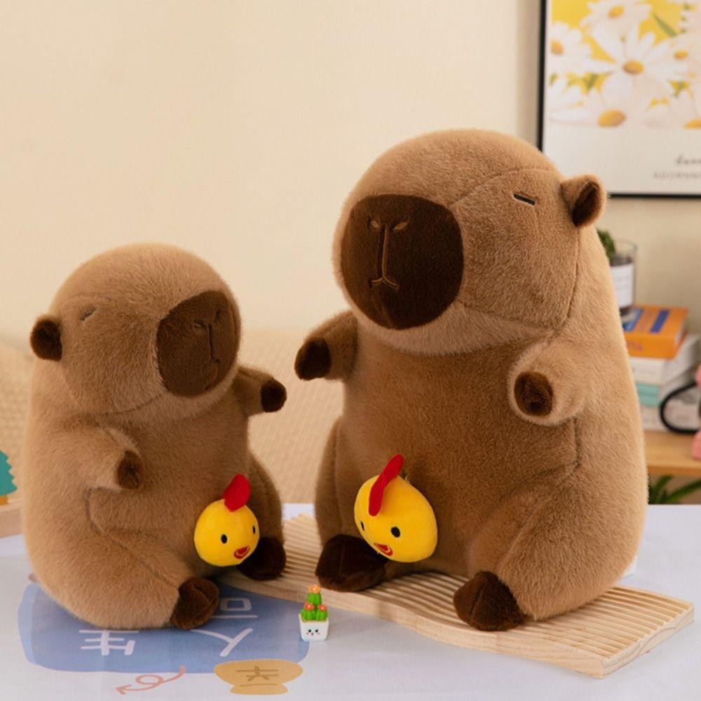 Beach Clothes Capibara Anime Fluffty Toy Summer Capybara Plush Doll  Birthday Gift