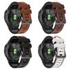 Classic 22 26MM Leather+Silicone Watch Band Straps For Garmin Fenix 7X 7 6X 6 Pro 5X 5 Epix Gen 2 Smartwatch Easyfit Wristbands Bracelet