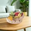 Decorative Hand Woven Basket Japanese Style Paper Rope Basket Braided Serving Tray  Living Room