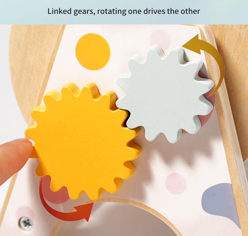 Montessori Wooden Rolling Drum: Color & Shape Sorting for Ages 1-3, Early Education & Life Skills