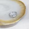 S925 Sterling Silver 1.5 Carat Moissanite Half-Mountain Ring