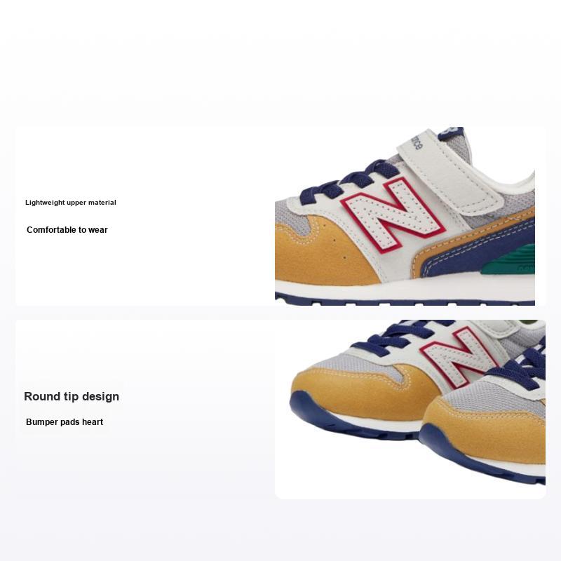 New Balance Nb 996 Низкие Детские Беговые Кроссовки Детские Беговые Кроссовки Коричнево-Синие YV996JP3 28.5