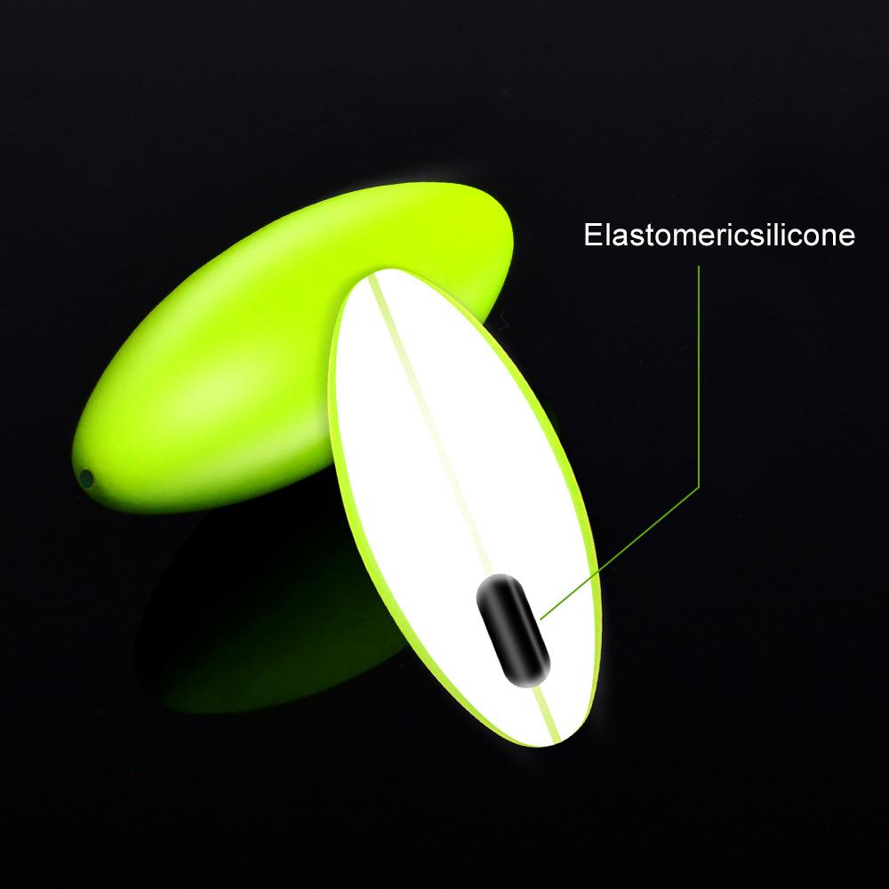 Seven Star Float Space Bean Traditional Eye Catching Elliptical Olive Shaped Fish Float 100 Pcs/Pack Fishing Gear Accessories