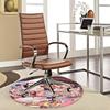 1pc Anime Cartoon Design Round Carpet  Office Chair Mat