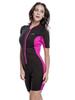 SBART Unisex 2mm Short-Sleeved Wetsuit for Snorkeling & Surfing - Warm Summer Sunscreen Swimsuit