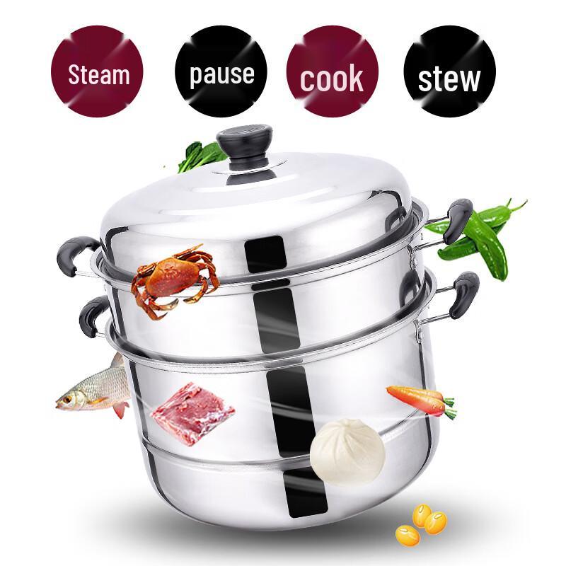 Verdickter Dampfgarer aus Edelstahl