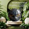 Luxury Black Cat Stone Sculpture  Elegant Home Dcor & Gift-Ready Art Piece, Mementofor Mini Tiny Cat, Gifts for Cat Lovers Women Men