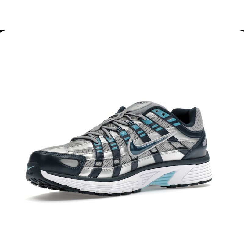 Nike P-6000 Armory Navy Flat Silver Unisex Sneakers Blå Hvit Metallisk-Sølv CD6404-402
