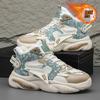 High-top New Winter Velvet Thickened Warm Cotton Shoes Running Platform Dad Sports Trendy Shoes