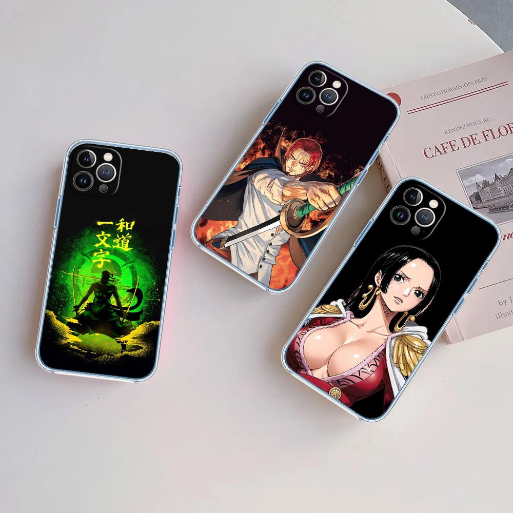 Anime One Piece Soft Shell Transparent Phone Case for Motorola Moto Edge 20 30 40 50 S30 Fusion Ultra Pro Neo Lite + G200 G23