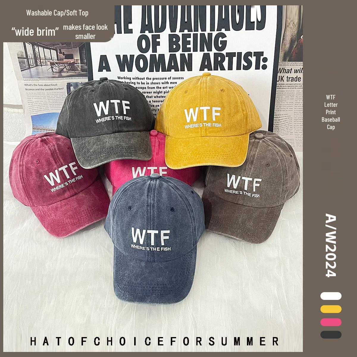 

Retro Denim Sunshade Baseball Cap – Casual, Breathable Fashion Trend One Size