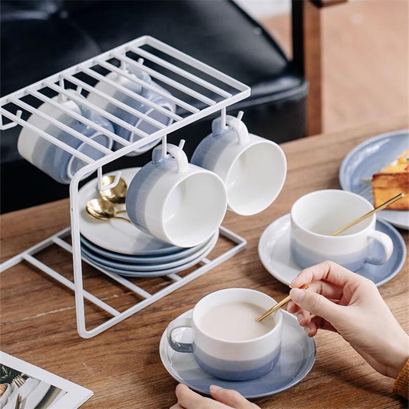 TaoZhi Ceramic Coffee & Breakfast Cup Set