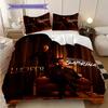 Mystery Lucifer Bedding (1 * duvet cover + 2 * pillowcase, without core) 2D Flat Duvet cover and pillowcase Christmas birthday gift Bedding set