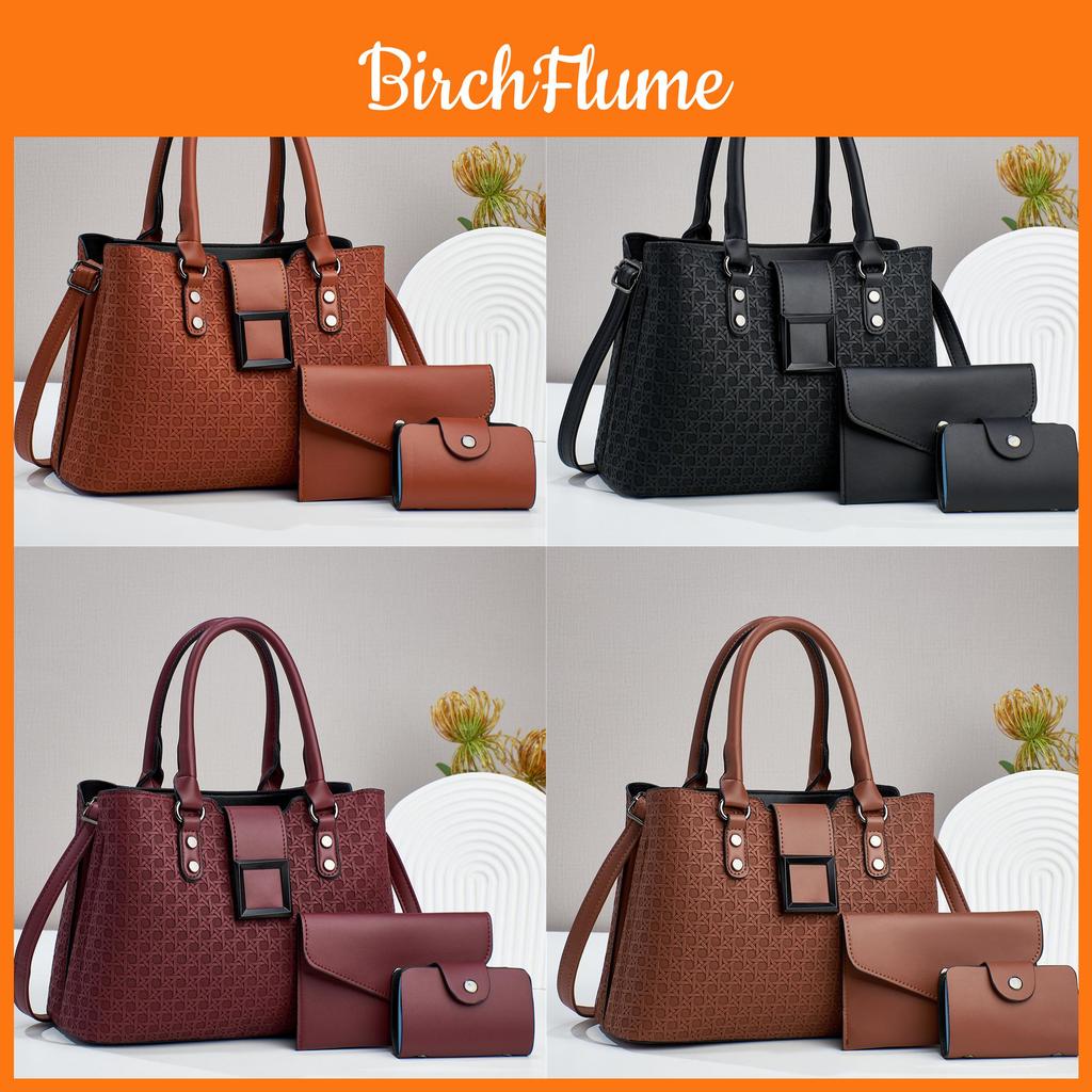 Pu Geometric Pattern Large Capacity Shoulder Bag For Daily Use