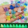 Luminous Cute Animal Mini Ornaments: Turtle, Bear, Rabbit - Handmade Glowing Accessories