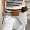 American Retro Suede Belt Waist Pack Korean Fashion Aesthetic Niche Fanny Pack for Women Match Skirt Work Commute Wear