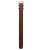 Beleutuchi Artisan Italian Leather Nato Strap 22Mm Tuscan Brown