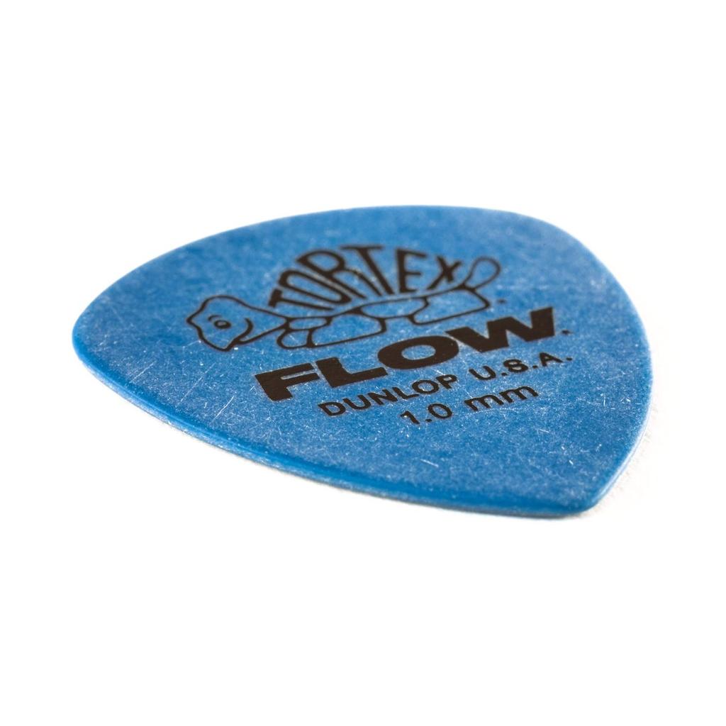 Jim Dunlop 558P100 Tortex Flow 1,0 mm Gitarrenplektren Players Pack 12er-Set