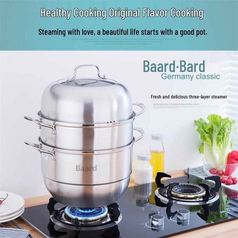Balder 3-Layer Stainless Steel Steamer Pot
