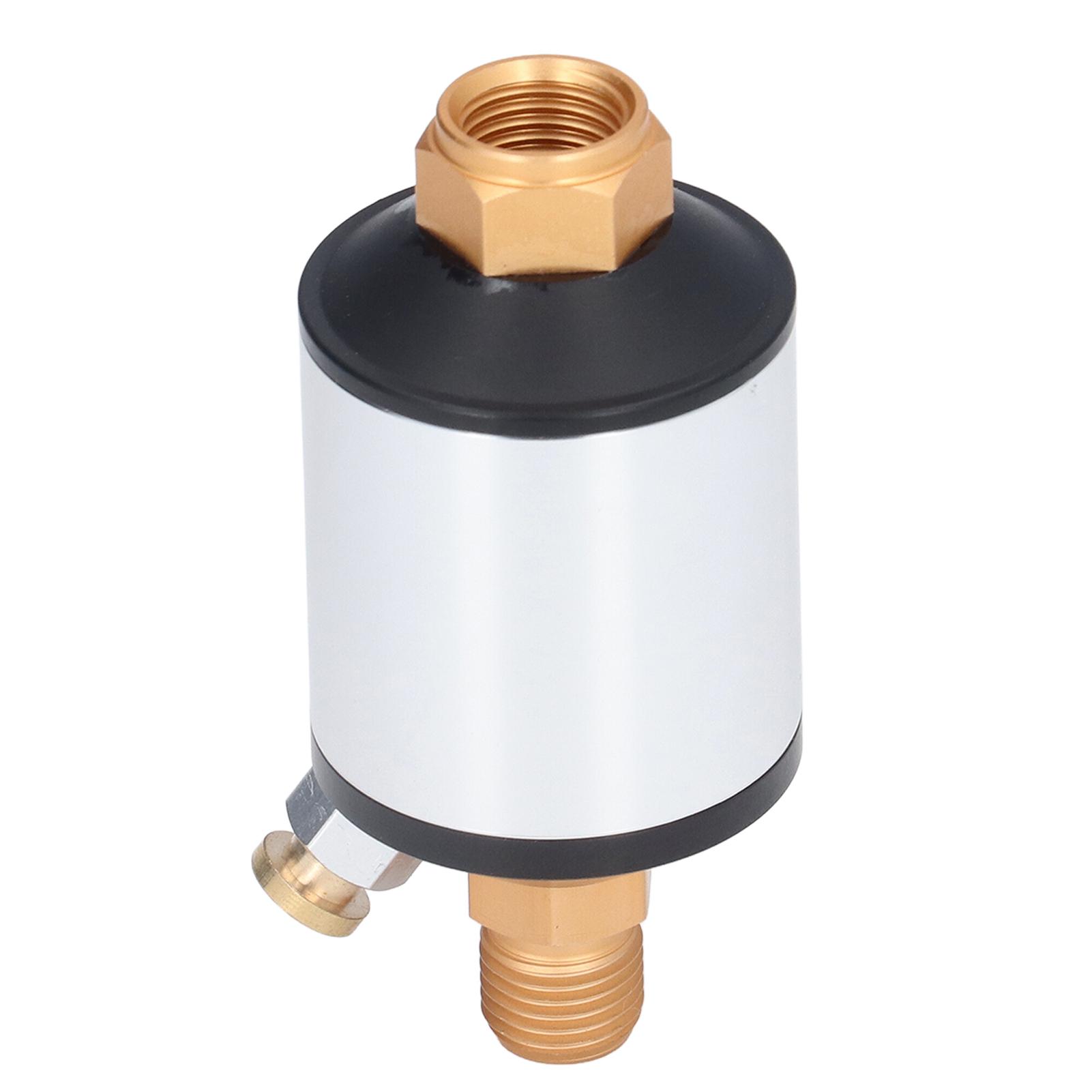 

Міні Вбудований Повітряний Фільтр Алюмінієвий Масло-Водовіддільник для Пневматичних Інструментів 1/4 дюйма NPT Вхід-Вихід