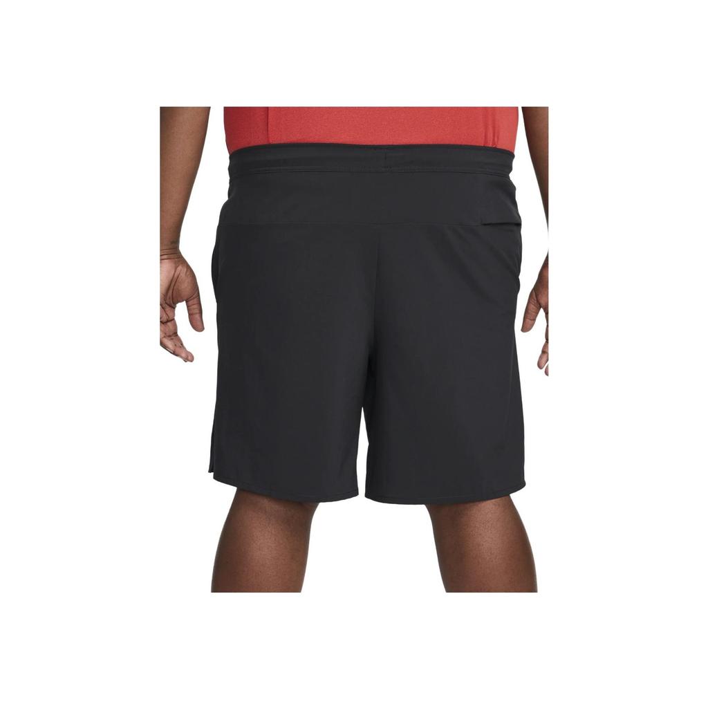 Nike Unlimited Solid Logo Lace-Up Straight Leg Loose Shorts Men shorts Black DV9330-010