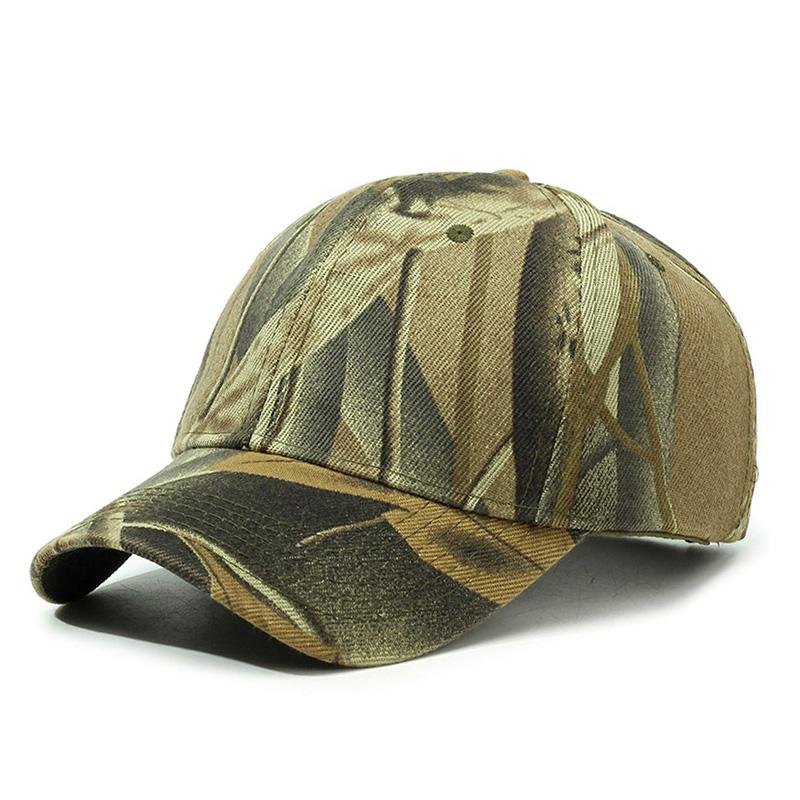 Unisex Camouflage Baseball Cap Classic Dark Green Dad Hat Breathable Adjustable Tactical Hats For Women Men