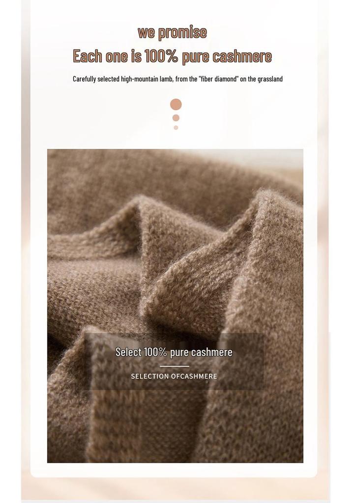 Women's 100% Pure Cashmere Color Block Knit Scarf – Stylish, Warm, and Versatile