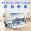 12 Inch Phone HD Screen Magnifier Fresnel Lens Expander Projector  Travel