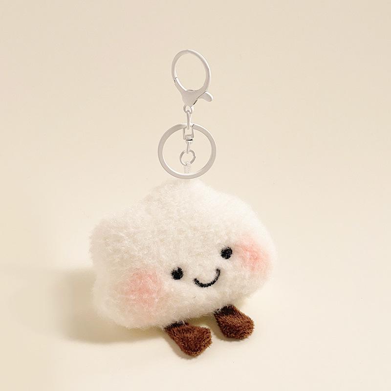 Creative Plush Star Pendant Cute Girl Keychain – Perfect Small Gift or Bag Decoration