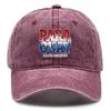 "PARAGUAY" "VAMOS PARAGUAY" Flag Printed Sun Hat , Adjustable Baseball Cap Hip Hop Unisex Trendy Vintage Sun Hat
