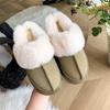 Winter New Snow Shoes Plus-size Flat Short Shoes for Women with Fleece and Thickened Warm Snow Boots for Women