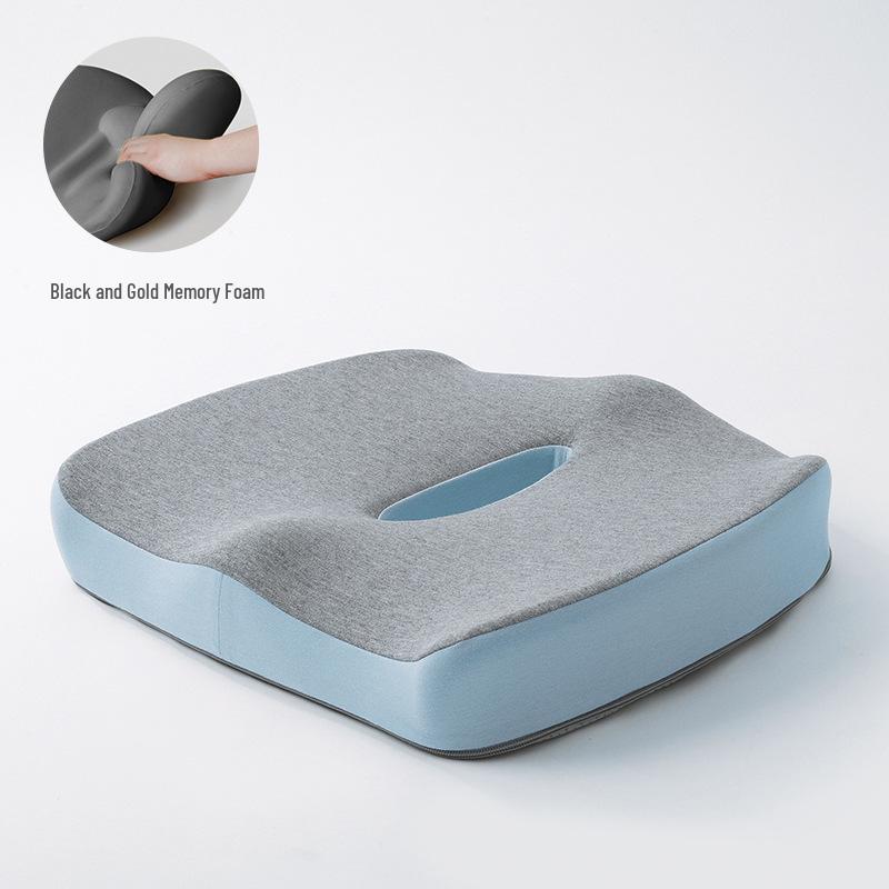 Ergonomic Memory Foam Office Chair Cushion for Lumbar Support and Long Sitting Comfort