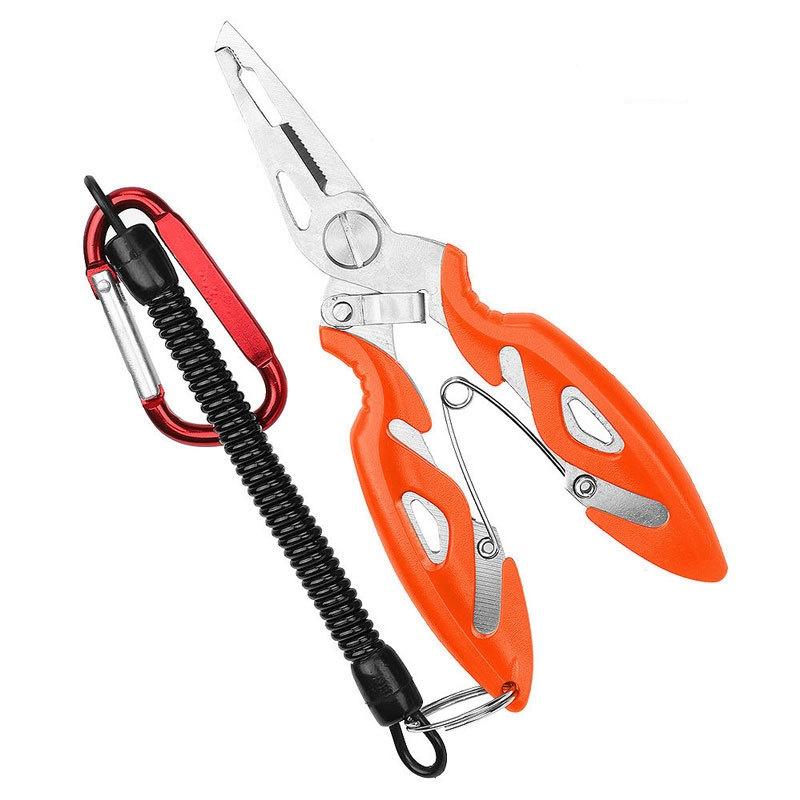 Fishing Line Cutter Hook Tackle Stainless Steel Fishing Plier Fishing Tackle Tool Cutter Hook Remover Line Cutter Grip Split Ring Pliers