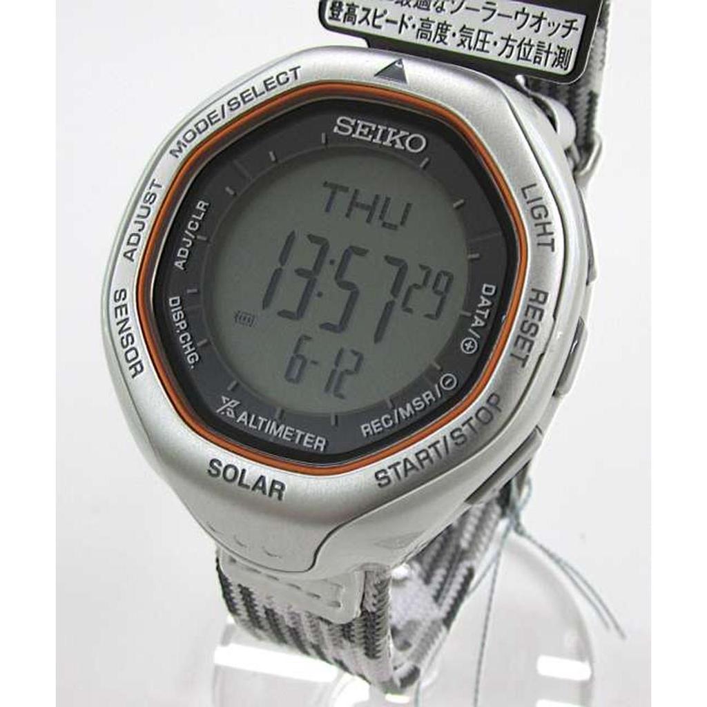 Used SEIKO S822-00A0 PROSPEX Alpinist Solar Watch